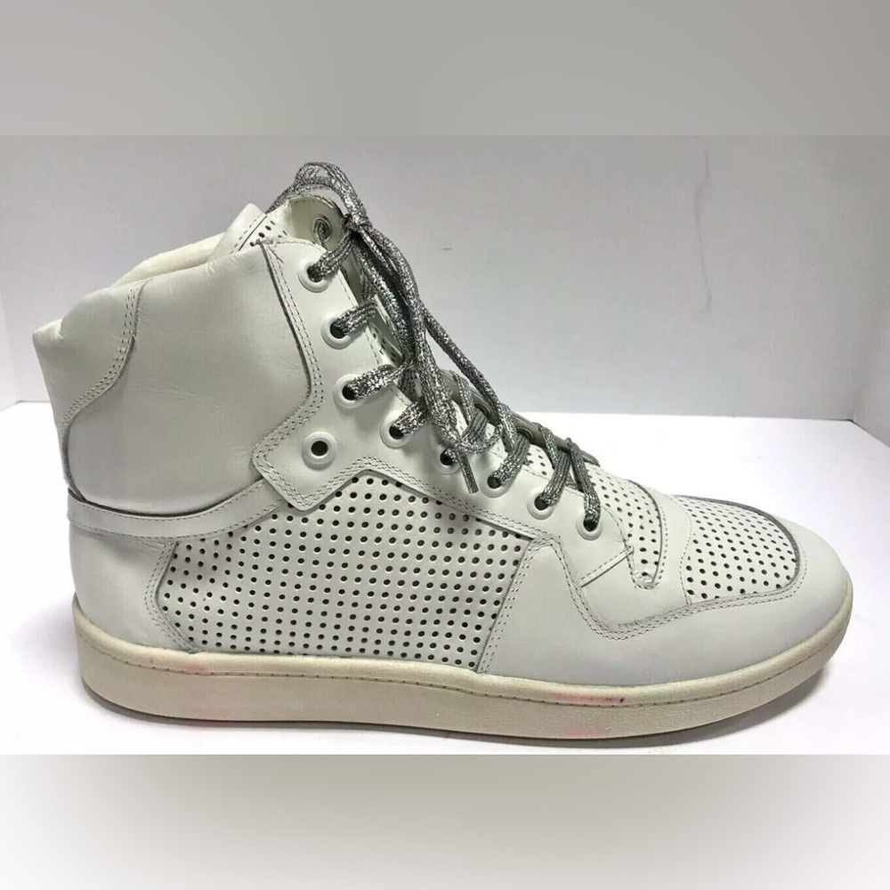 Matisse Women’s Girl Crush White Leather High Top Shoes Size 10M
